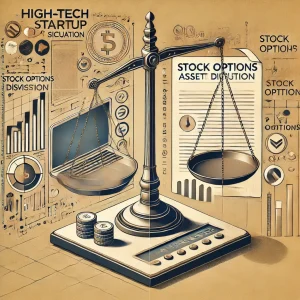 Division of stock options and shares in high-tech divorce