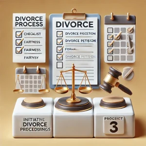 Gathering legal documents for divorce proceeding